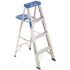 Werner 4 ft. Aluminum Step Ladder (8 ft. Reach Height) with 250 lb. Load Capacity Type I Duty Rating