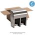 Compact Stainless 4-Roll Coreless Toilet Paper Dispenser