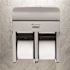 Compact Stainless 4-Roll Coreless Toilet Paper Dispenser