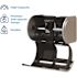 Compact Stainless Side-By-Side Double Roll Toilet Paper Dispenser