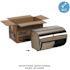Compact Stainless Side-By-Side Double Roll Toilet Paper Dispenser