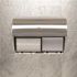 Compact Stainless Side-By-Side Double Roll Toilet Paper Dispenser