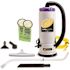 ProTeam Super QuarterVac 6 Quart Commercial Backpack Vacuum Cleaner with Xover Multi-Surface Telescoping Wand Tool Kit