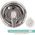 DANCO 1-Handle Valve Trim Kit in Chrome for Delta Tub/Shower Faucets (Valve Not Included)