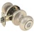 Kwikset Hancock Satin Nickel Exterior Entry Door Knob Featuring SmartKey Security