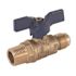 Jomar Gas Ball Valve, 3/8 in. flare x 1/2 in. MIP