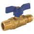 Jomar 1/2 in. Flare x 1/2 in. MIP Gas Ball Valve