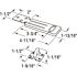 Prime-Line Safety Hasp, 4-1/2 in., Steel Construction, Zinc Plated Finish
