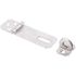 Prime-Line Safety Hasp, 2-1/2 in., Steel Construction, Zinc Plated Finish, Fixed Stapled