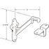 Prime-Line Brass-Plated Handrail Bracket Sets (2-Pack)