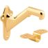 Prime-Line Brass-Plated Handrail Bracket Sets (2-Pack)