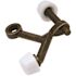 Prime-Line Hinge Pin Door Stop, 1-1/4 in. Bolt, Diecast, Antique Brass, Adjustable (10-pack)