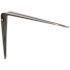 Prime-Line Shelf Brackets, 12-in. x 14-in., Stamped Steel, Gray Enamel Finish (2-pack)
