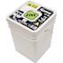 KingChain 3/8 in. x 45 ft. Zinc-Plated Grade 30 (G30) Proof Coil Chain - 2,650 lbs Safe Work Load - Plastic Bucket