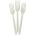 D&W Fine Pack FORUM FORK HVY WT FULL WHT