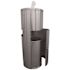 Renown 13.25 in. W, 35.5 in. Dia Stainless Steel Dispenser and Trash Receptacle for Facility and Gym Wipe Rolls
