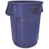 Rubbermaid Commercial Products Brute 44 Gal. Blue Round Vented Trash Can