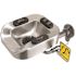 Speakman Optimus Wall-Mounted Emergency Eye/Face Station, Stainless Steel