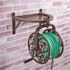 LIBERTY GARDEN 125 ft. Bronze Steel Rotating Wall Mounted Garden Hose Reel