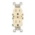 Leviton 15 Amp 125 V Tamper Resistant Duplex Outlet/Receptacle, Light Almond (1-Pack) T5320-T