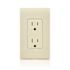 Leviton Decora 15 Amp Tamper Resistant Duplex Outlet Receptacle, Light Almond