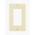 Leviton 1-Gang Light Almond Decora/Rocker Plastic Standard Wall Plate (1-Pack) 80401-T