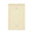 Leviton 1-Gang Light Almond Blank Plate Nylon Midway/Midsize Wall Plate (1-Pack) PJ13-T