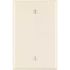 Leviton 1-Gang Light Almond Blank Plate Nylon Midway/Midsize Wall Plate (1-Pack) PJ13-T