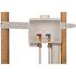 SharkBite 1/2 in. Push-to-Connect x 3/4 in. MHT Brass Washing Machine Outlet Box