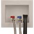 SharkBite 1/2 in. Push-to-Connect x 3/4 in. MHT Brass Washing Machine Outlet Box