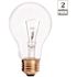 Satco 25-Watt A19 Medium Base Incandescent Light Bulb (2-Pack)