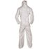 KleenGuard A35 Disposable Coveralls (38941), Liquid and Particle Protection, Hooded, White, 2XL, 25 Garments / Case