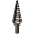Milwaukee 3/16 in. - 7/8 in. #4 Black Oxide Step Drill Bit (12-Steps)