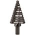 Milwaukee 1/4 in. - 1-3/8 in. #5 Black Oxide Step Drill Bit (10-Steps)