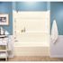 Swan 60 in. Fiberglass Left Drain Rectangular Alcove Bathtub in White