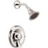 MOEN Posi-Temp 1-Handle 1-Spray Shower Faucet Valve Included in Chrome