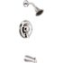 MOEN Commercial 1-Handle 1-Spray Posi-Temp Bathtub/Shower Trim Kit without Valve 1.5 GPM Lever Handle in Chrome