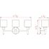 Design House Aubrey 3-Light Satin Nickel Vanity Light