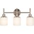 Design House Aubrey 3-Light Satin Nickel Vanity Light