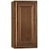 Hampton Bay Hampton 15 in. W x 12 in. D x 30 in. H Assembled Wall Kitchen Cabinet in Cognac