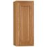 Hampton Bay Hampton 12 in. W x 12 in. D x 30 in. H Assembled Wall Kitchen Cabinet in Medium Oak