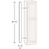 Hampton Bay 3 in. W x 91.5 in. H Cabinet Filler in Medium Oak