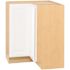 Hampton Bay Hampton 28.5 in. W x 16.5 in. D x 34.5 in. H Assembled Lazy Susan Corner Base Cabinet in Satin White