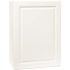 Hampton Bay Hampton 21 in. W x 12 in. D x 30 in. H Assembled Wall Kitchen Cabinet in Satin White