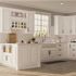 Hampton Bay Hampton 24 in. W x 12 in. D x 30 in. H Assembled Wall Kitchen Cabinet in Satin White
