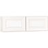 Hampton Bay Hampton 36 in. W x 12 in. D x 12 in. H Assembled Wall Bridge Kitchen Cabinet in Satin White