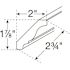 Hampton Bay 91.5 in. W x 2.75 in. H Traditional Crown Molding Cabinet Filler in Satin White