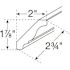 Hampton Bay 91.5 in. W x 2.75 in. H Traditional Crown Molding Cabinet Filler in Satin White