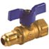 Jomar 1/2 in. Flare X 3/8 in. Flare Gas Ball Valve