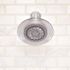 Speakman 1-Spray 5.5 in. Single Wall Mount Low Flow Fixed Shower Head in Smokey Gray